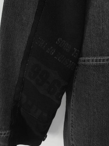 Undercover 02AW Skeleton Washed Denim Jacket