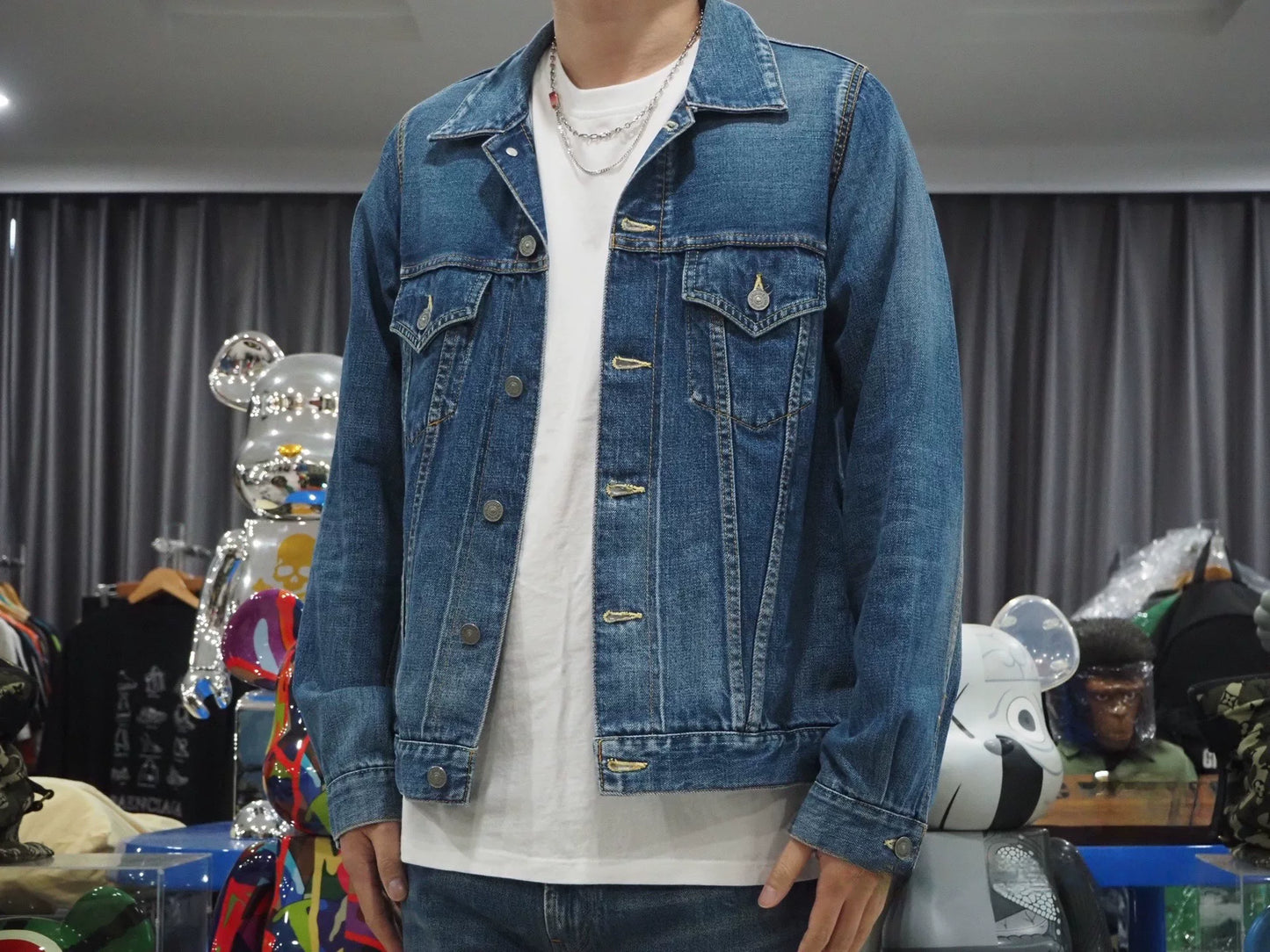 VISVIM SS 103 Damaged Denim Jacket