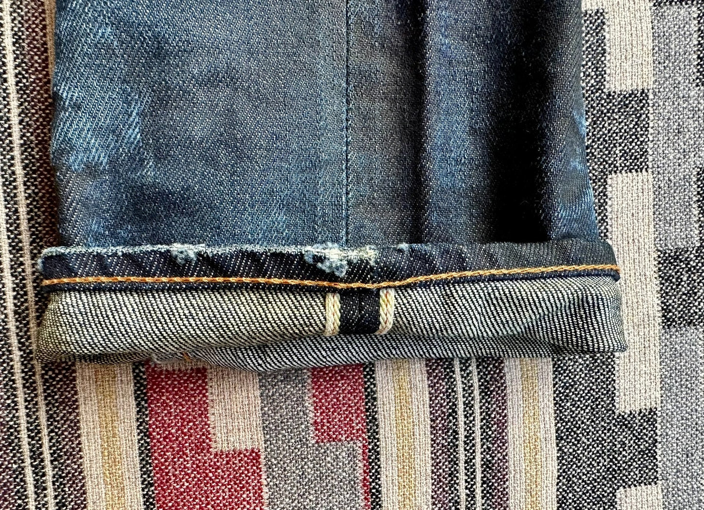 prps noir heavy wash denim jeans sample