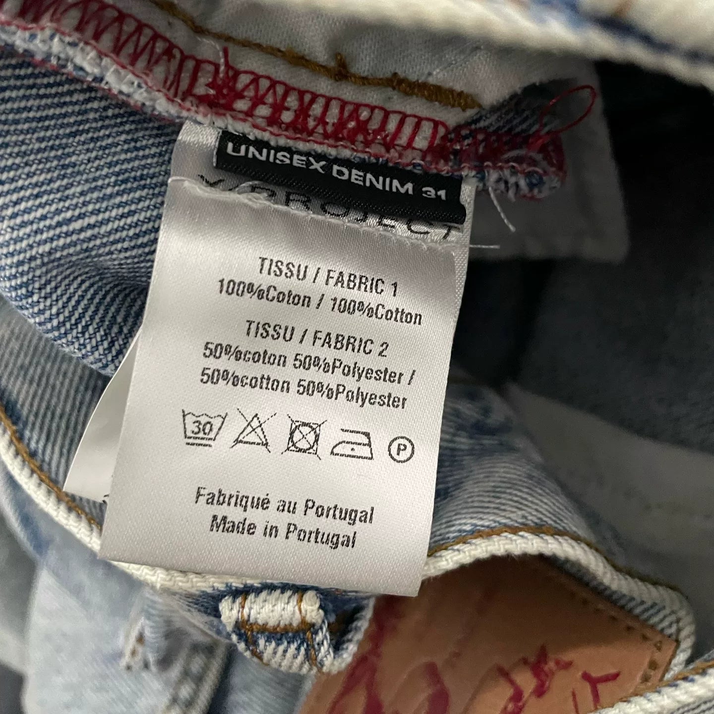 Y Project Cowboy Cuff Embroidered Jeans