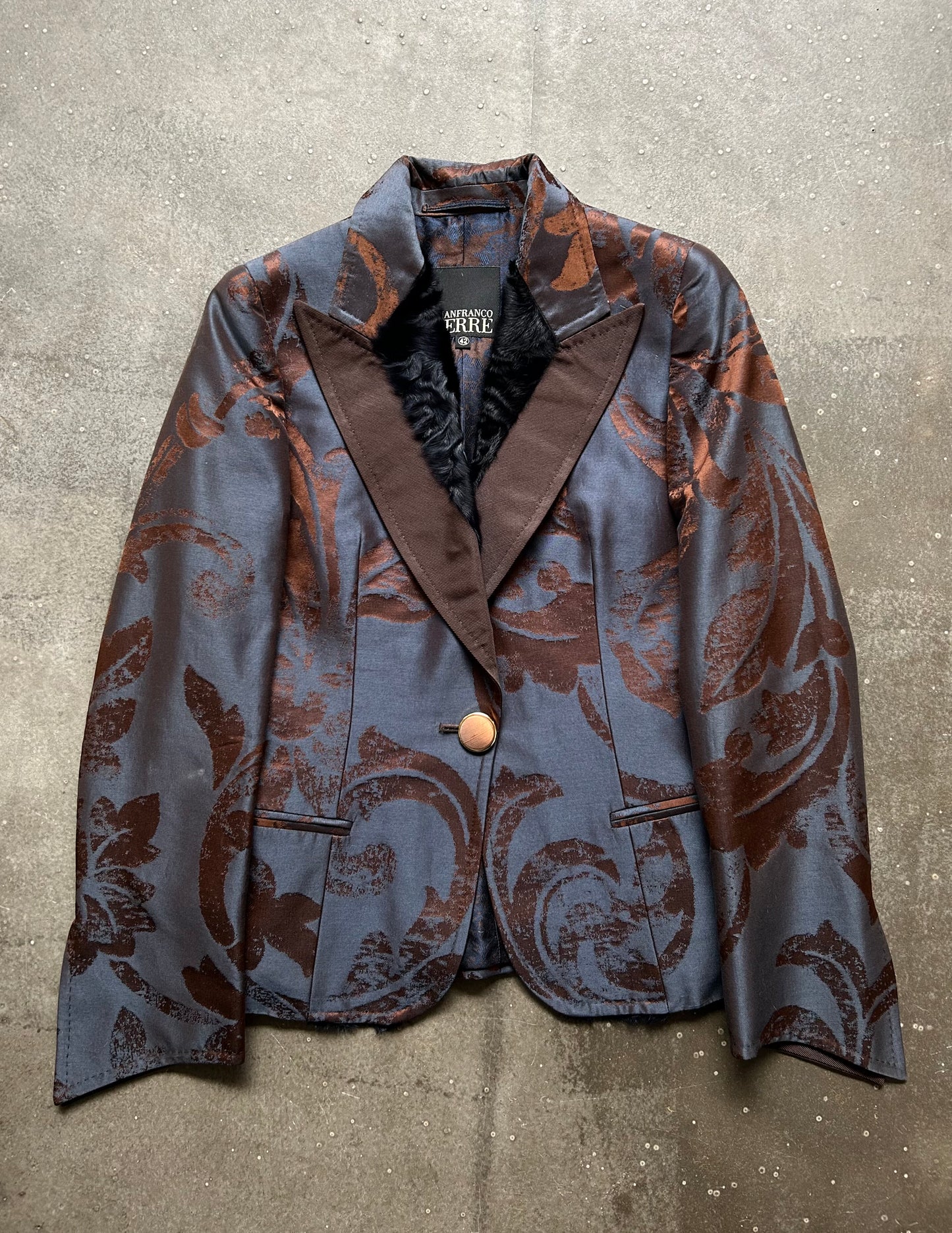 Gianfranco Ferre Velvet Suit Set