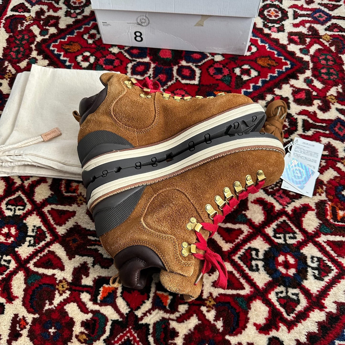 Visvim 16ss Serra Hiking Boots Size 8