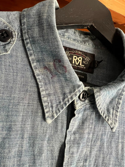 RRL Double RL Vintage Military Denim Shirt