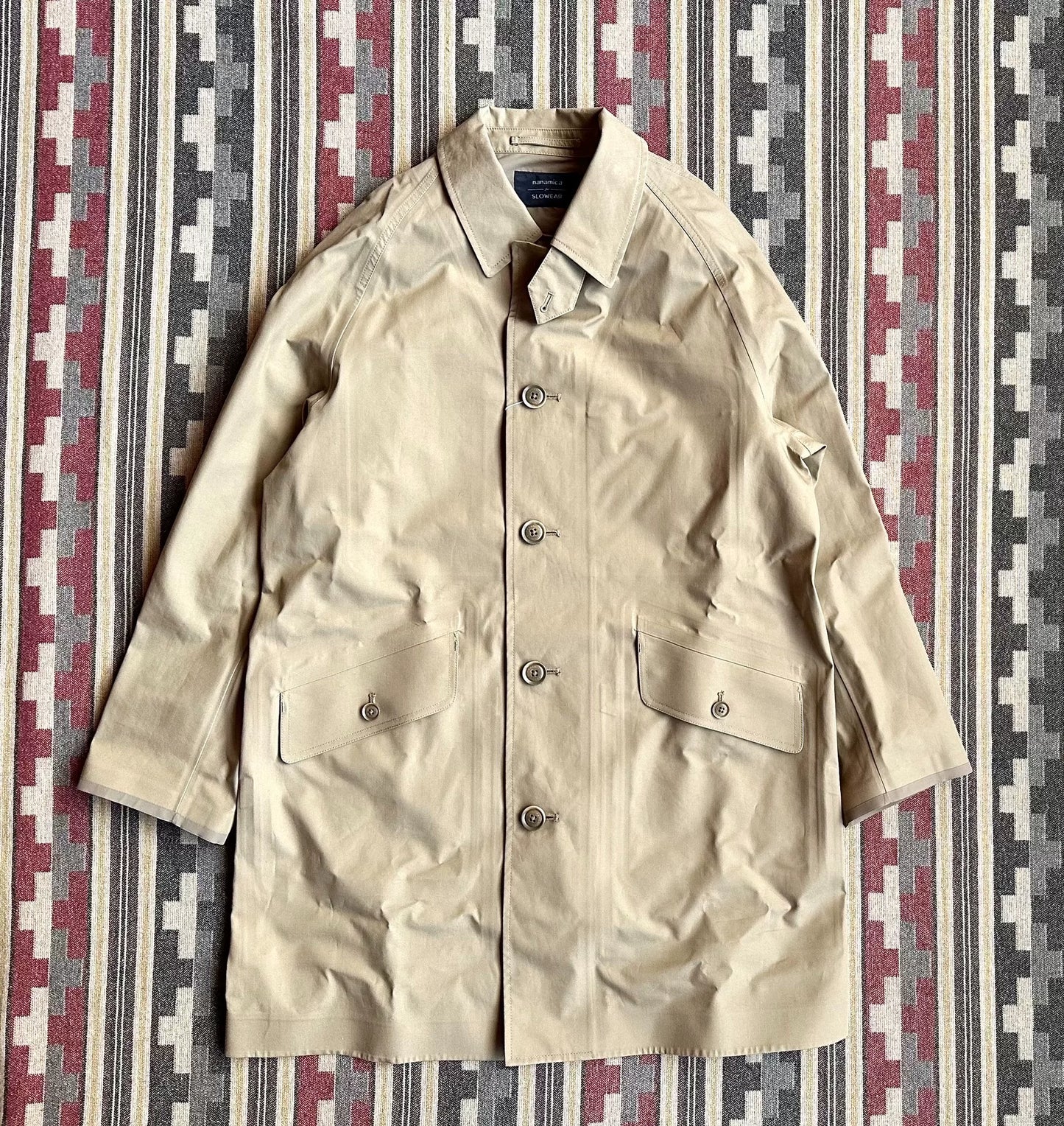 nanamica x Slowear GORE-TEX Beige Coat