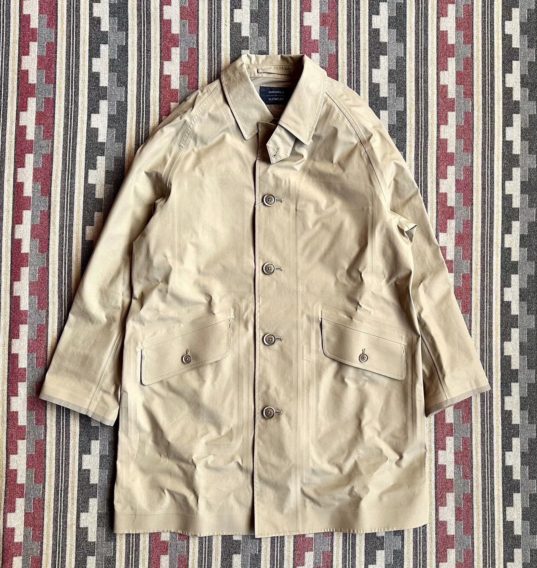 nanamica x Slowear GORE-TEX Beige Coat