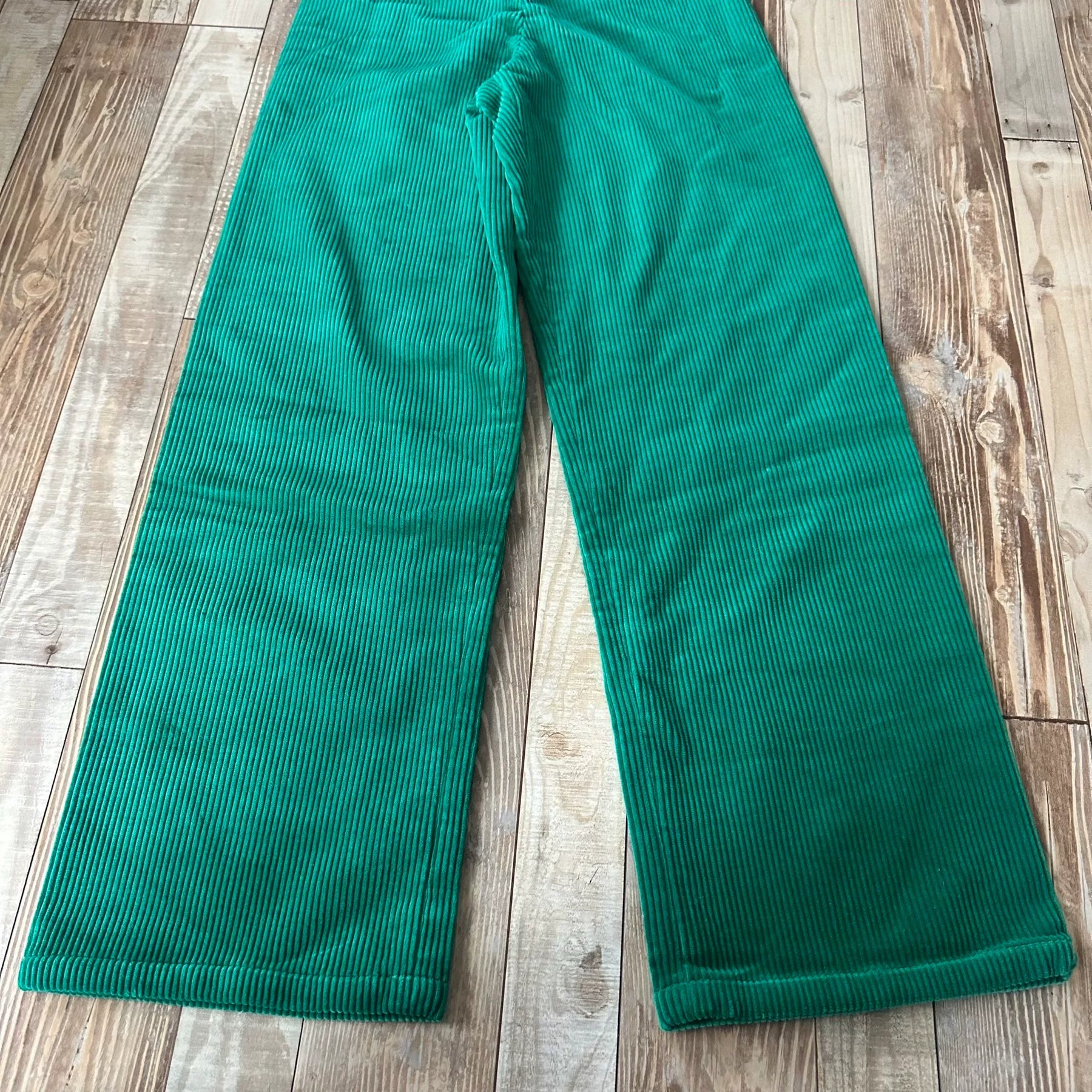 RAF SIMONS ARCHIVE REDUX Green Corduroy Pants