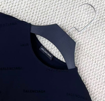 balenciaga black gray long sleeve shirt