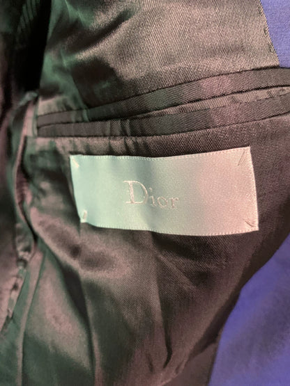 Dior Homme Blue Wool Blazer Size 48