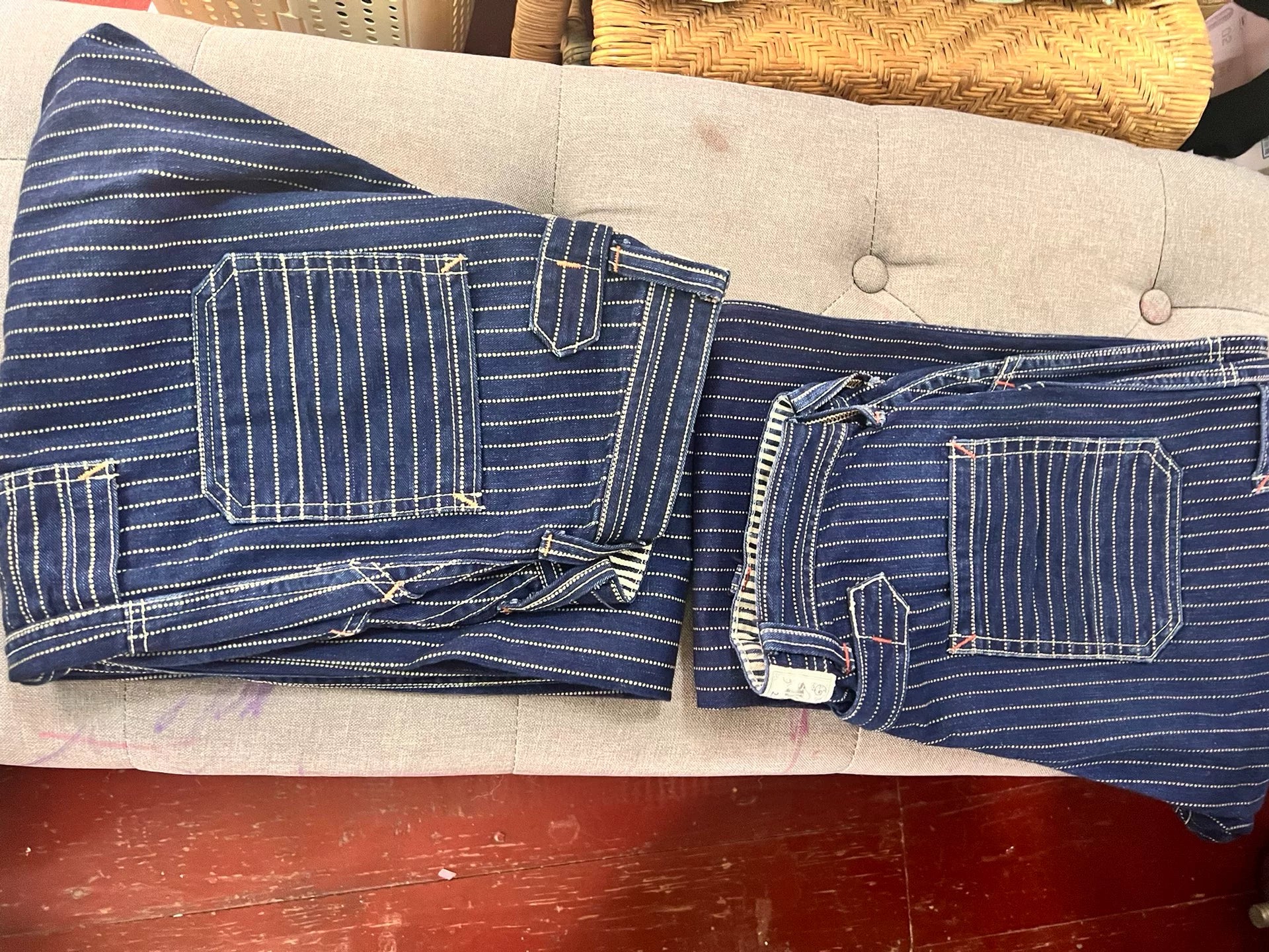 Freewheelers Striped Pants Size 28