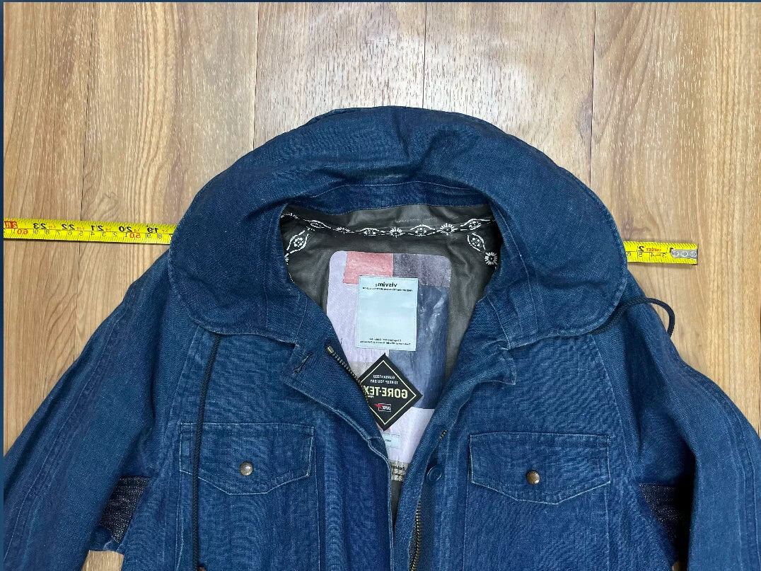 Visvim GORE-TEX PFD Blue Denim Jacket