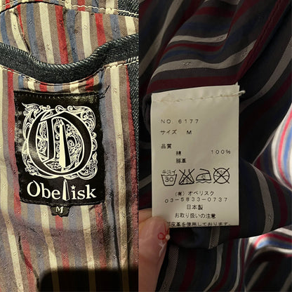 denim blazer with modern design features