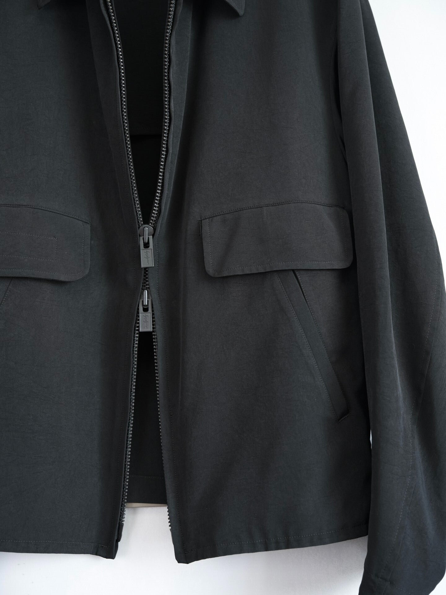 Yohji Yamamoto 24SS Zip Triacetate Jacket