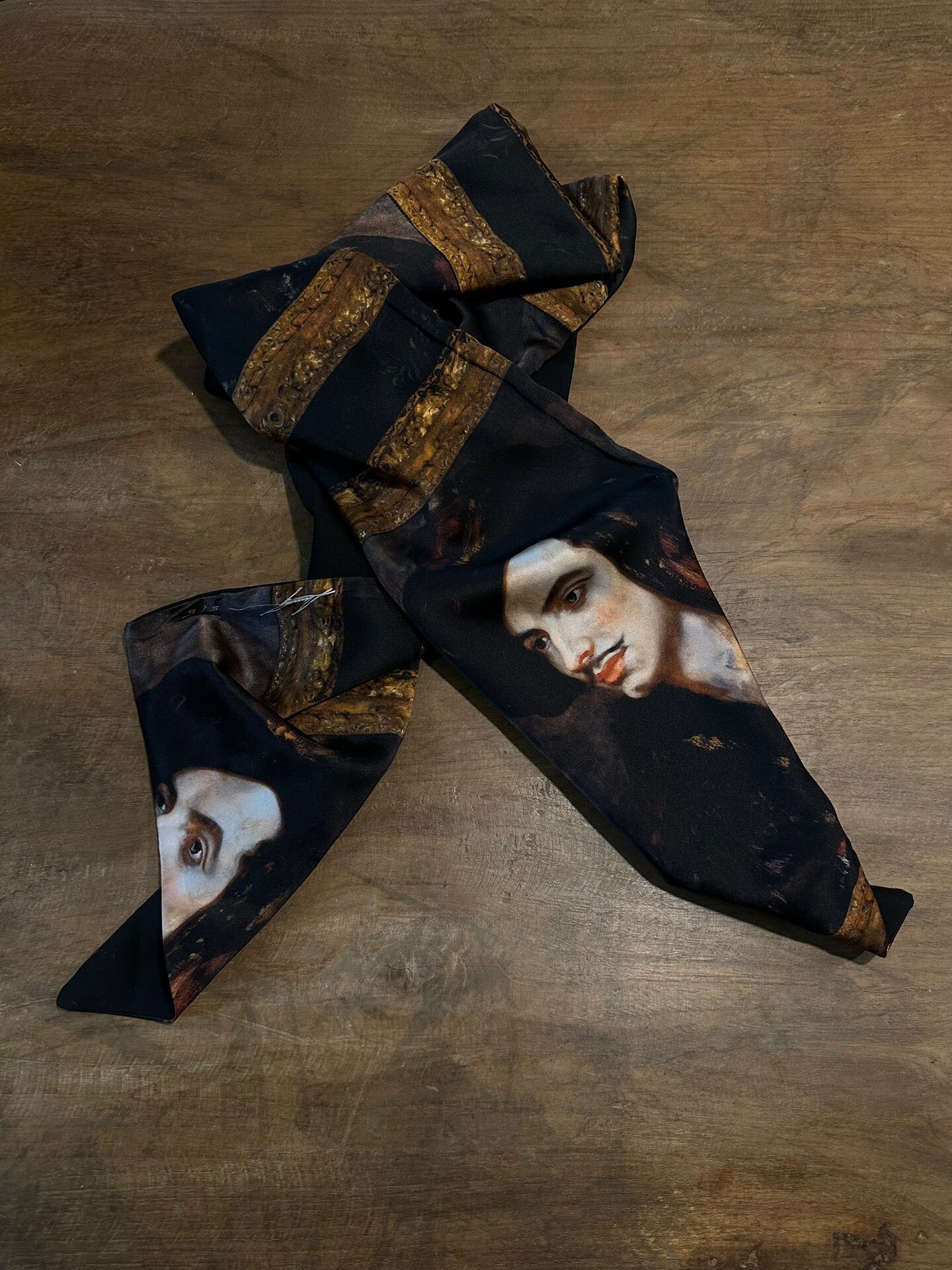 silk wool limited edition scarf