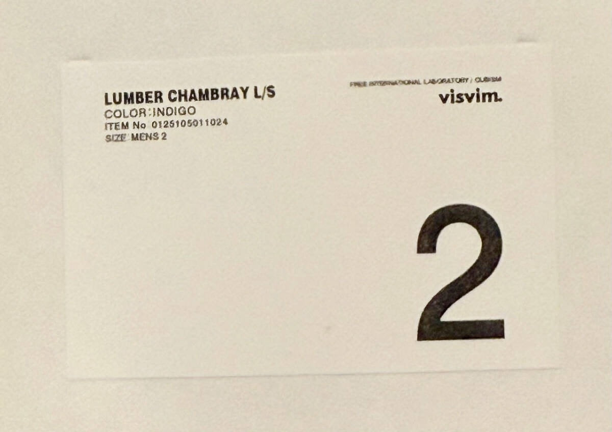 VISVIM LUMBER CHAMBRAY L/S Shirt