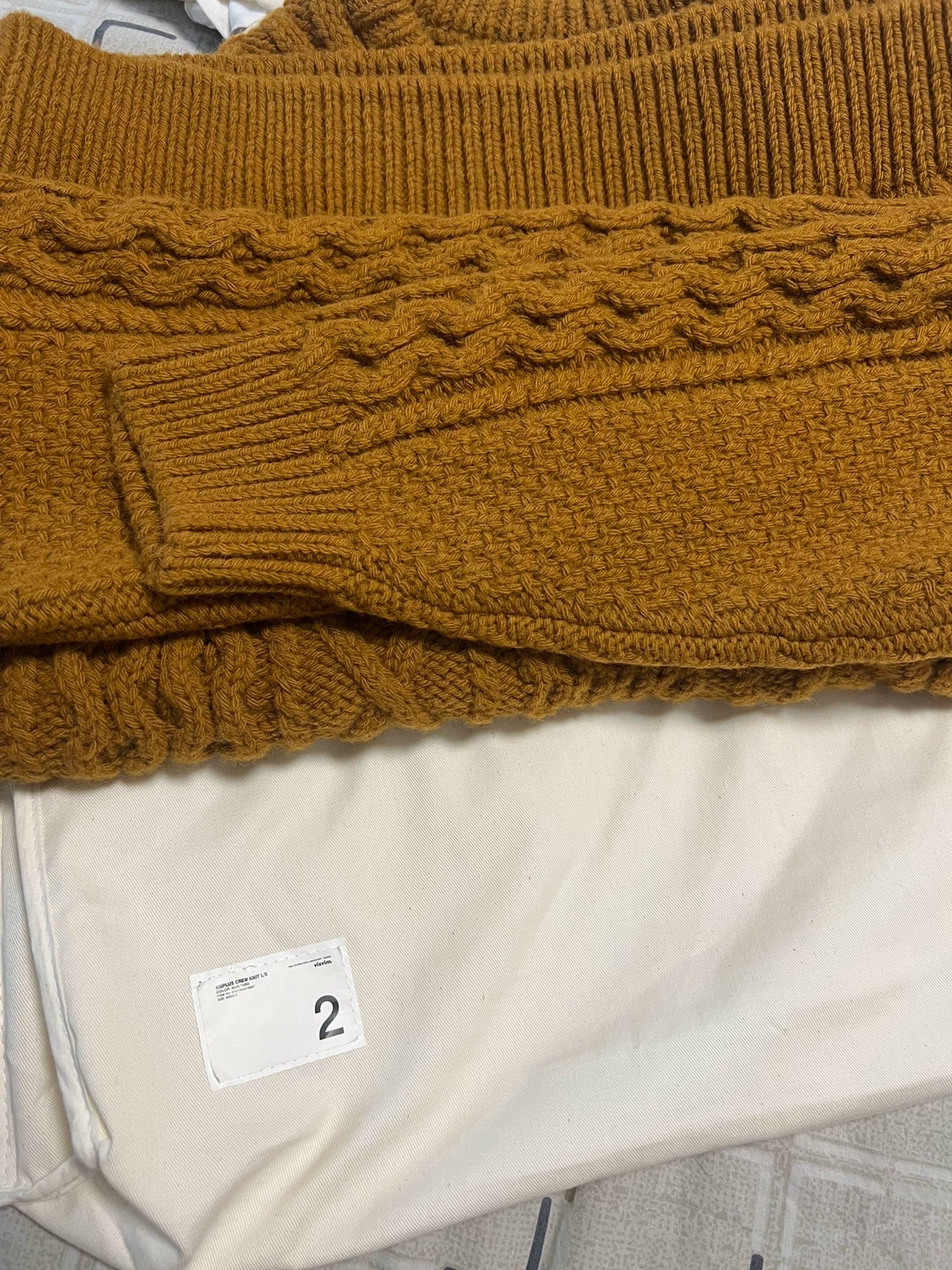 Visvim 21AW AMPLUS CREW KNIT Limited