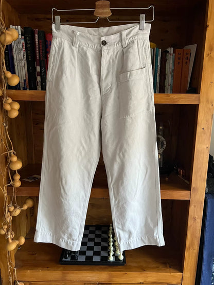 vintage washed grey work pants