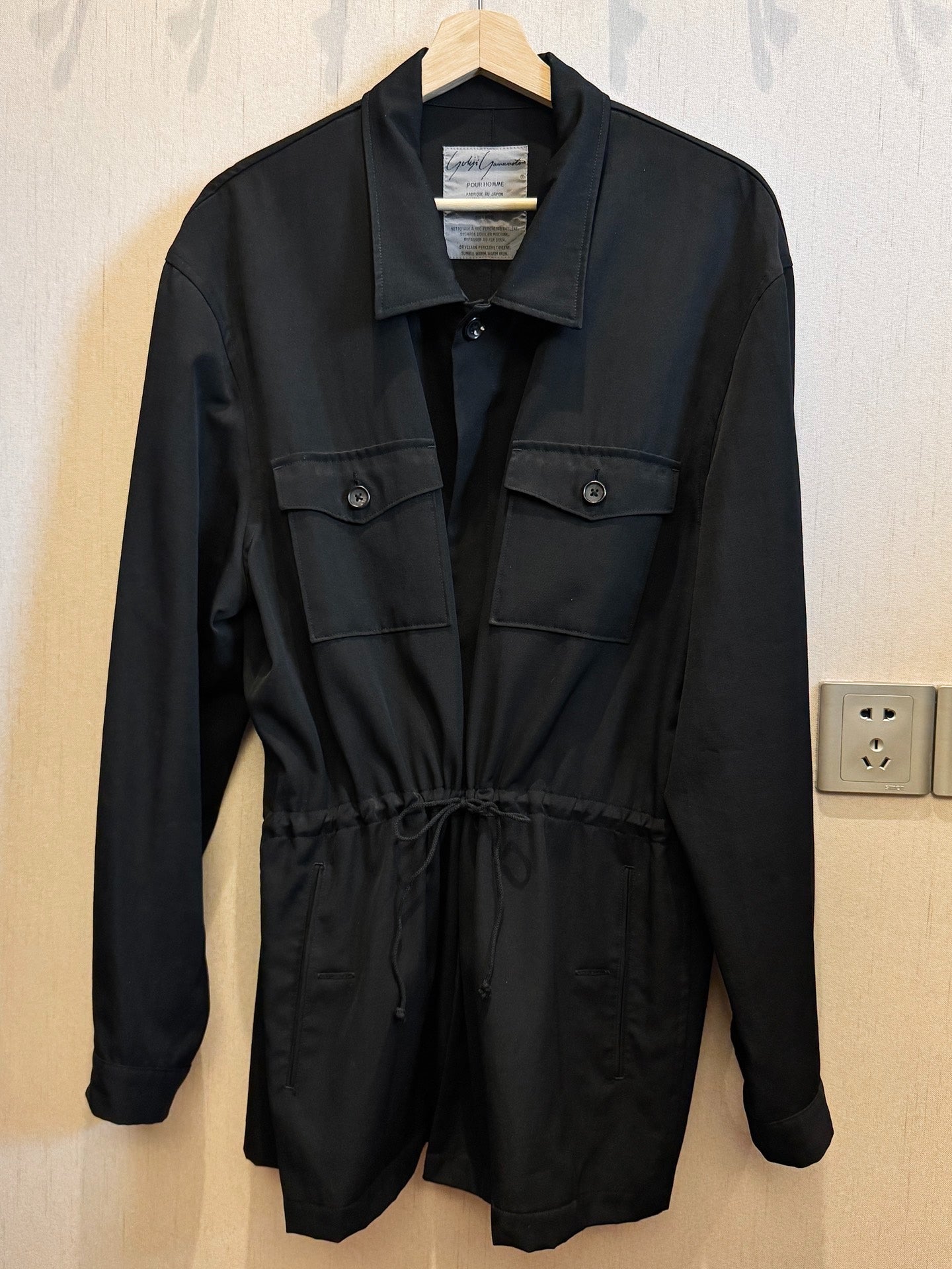 Yohji Yamamoto 89AW Zip Drawstring Jacket