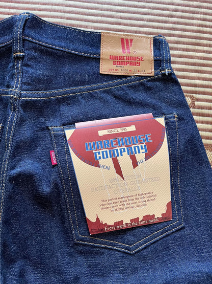 Warehouse Big W Twin Raw Denim Jeans