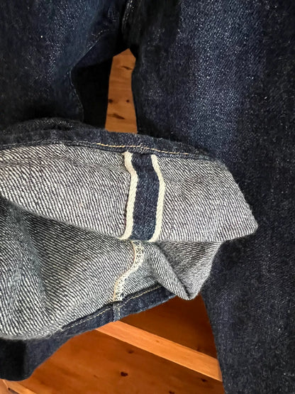 premium natural dye denim overalls