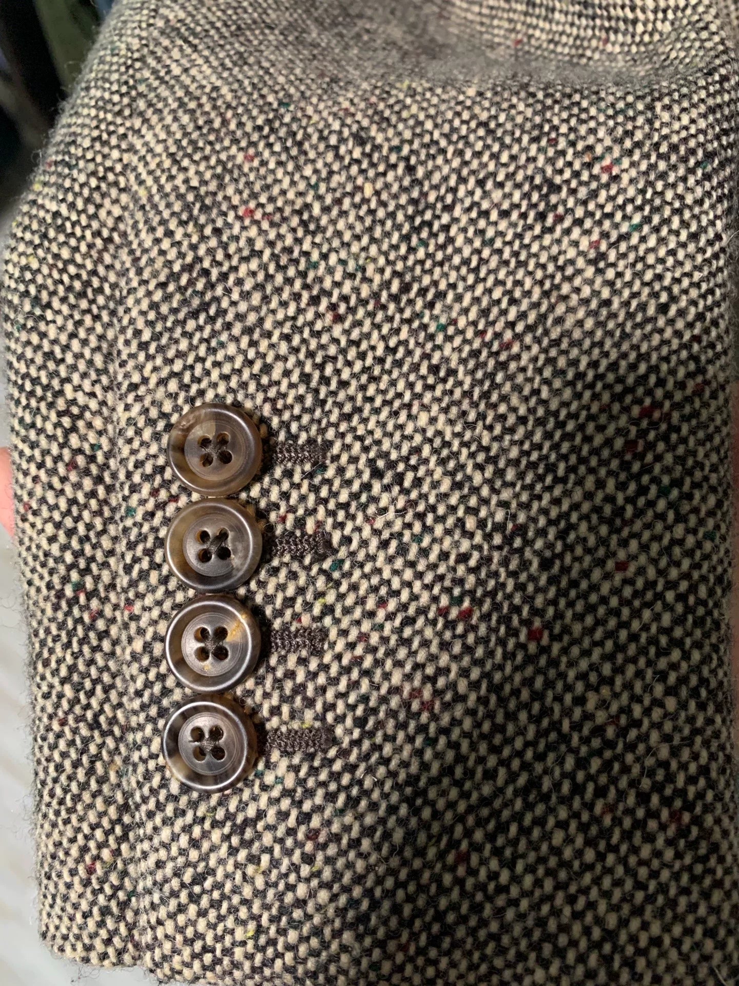 double rl cashmere blend thick blazer