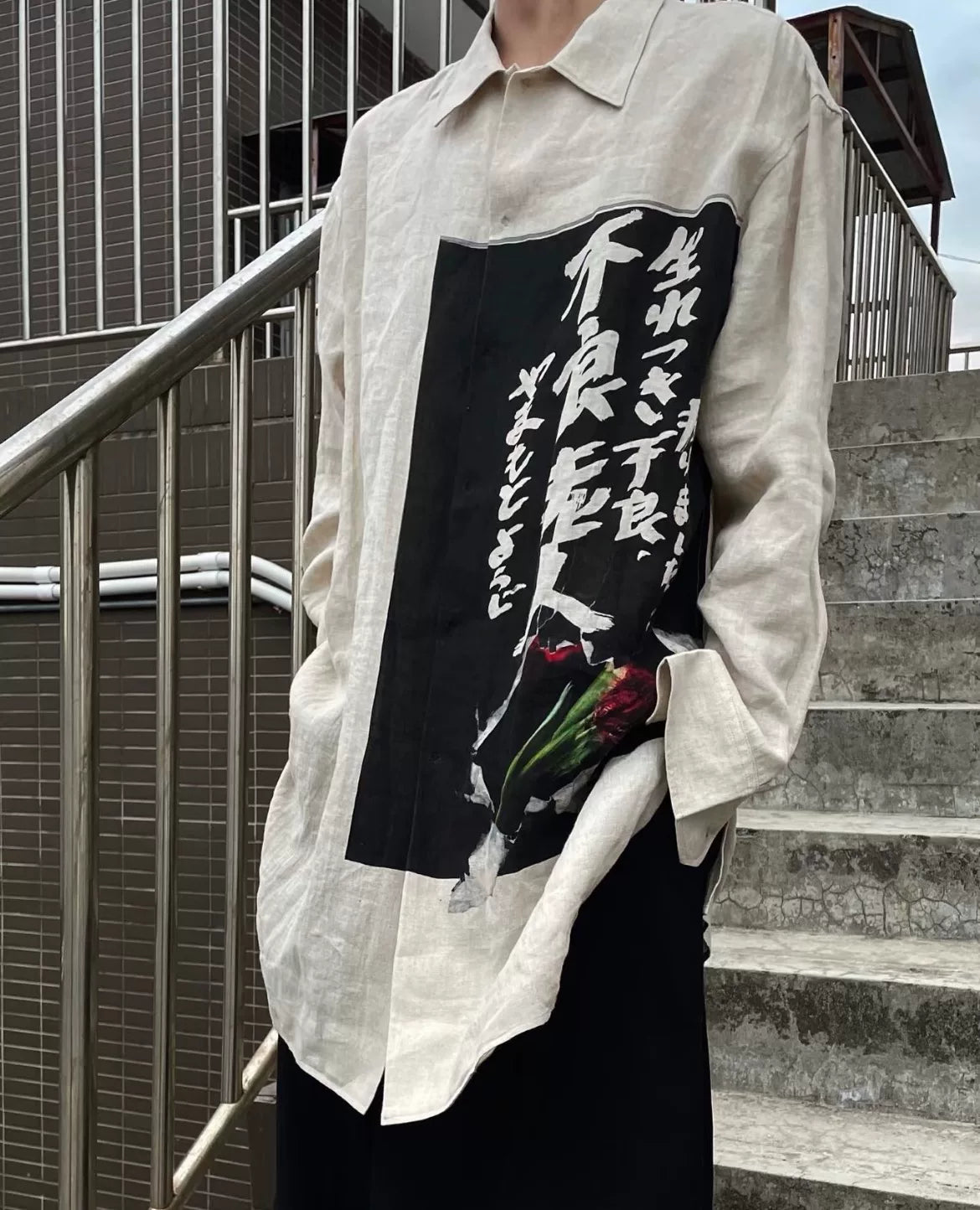 Yohji Yamamoto Linen Shirt Spring 19