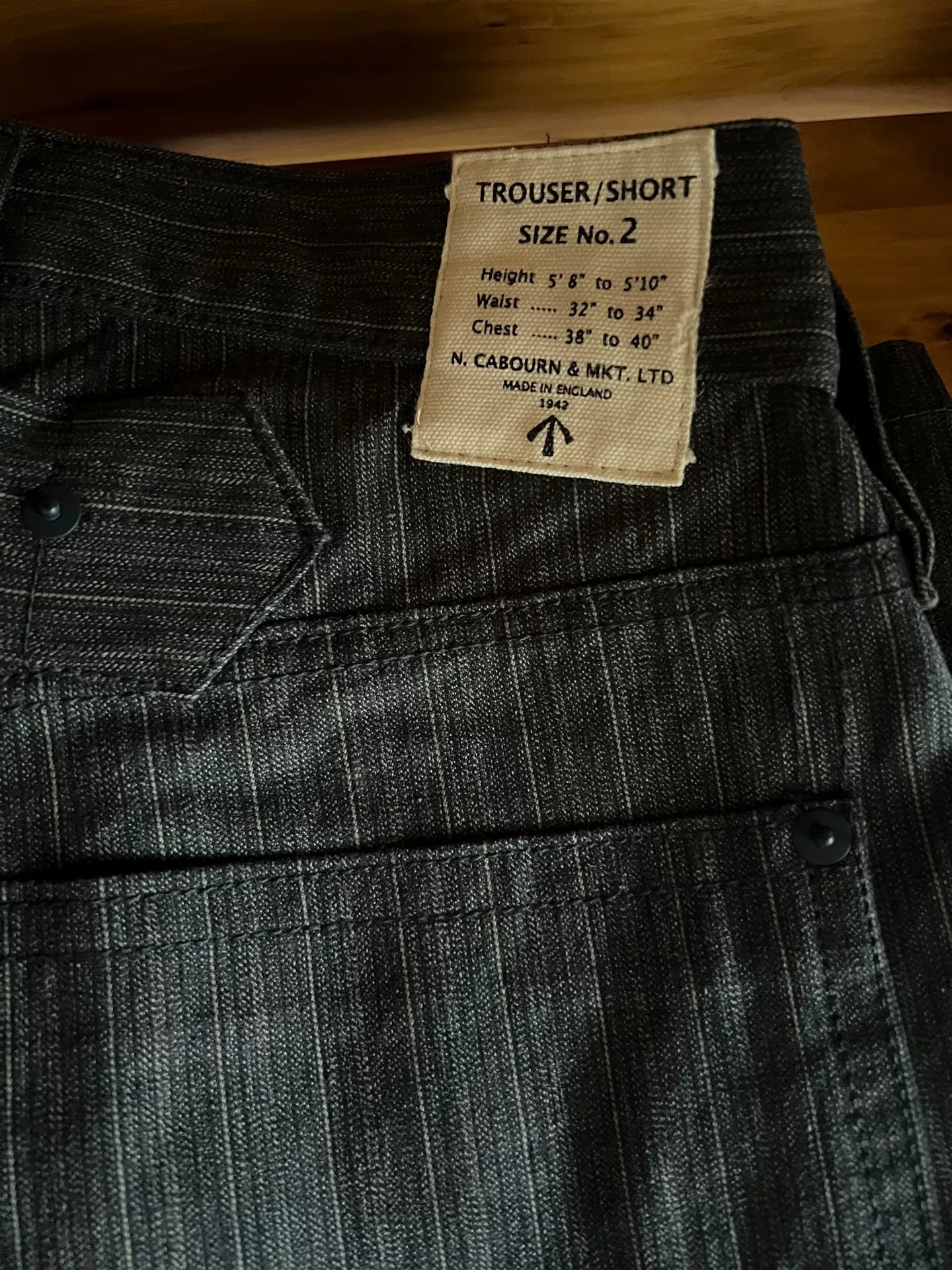 vintage striped suspenders pants for men