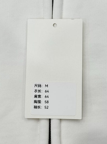 balenciaga logo zip-up hoodie in size m