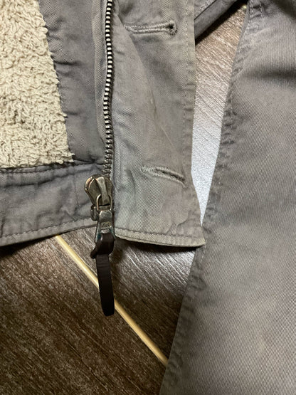 Visvim Deckhand Gray Fur Collar Jacket