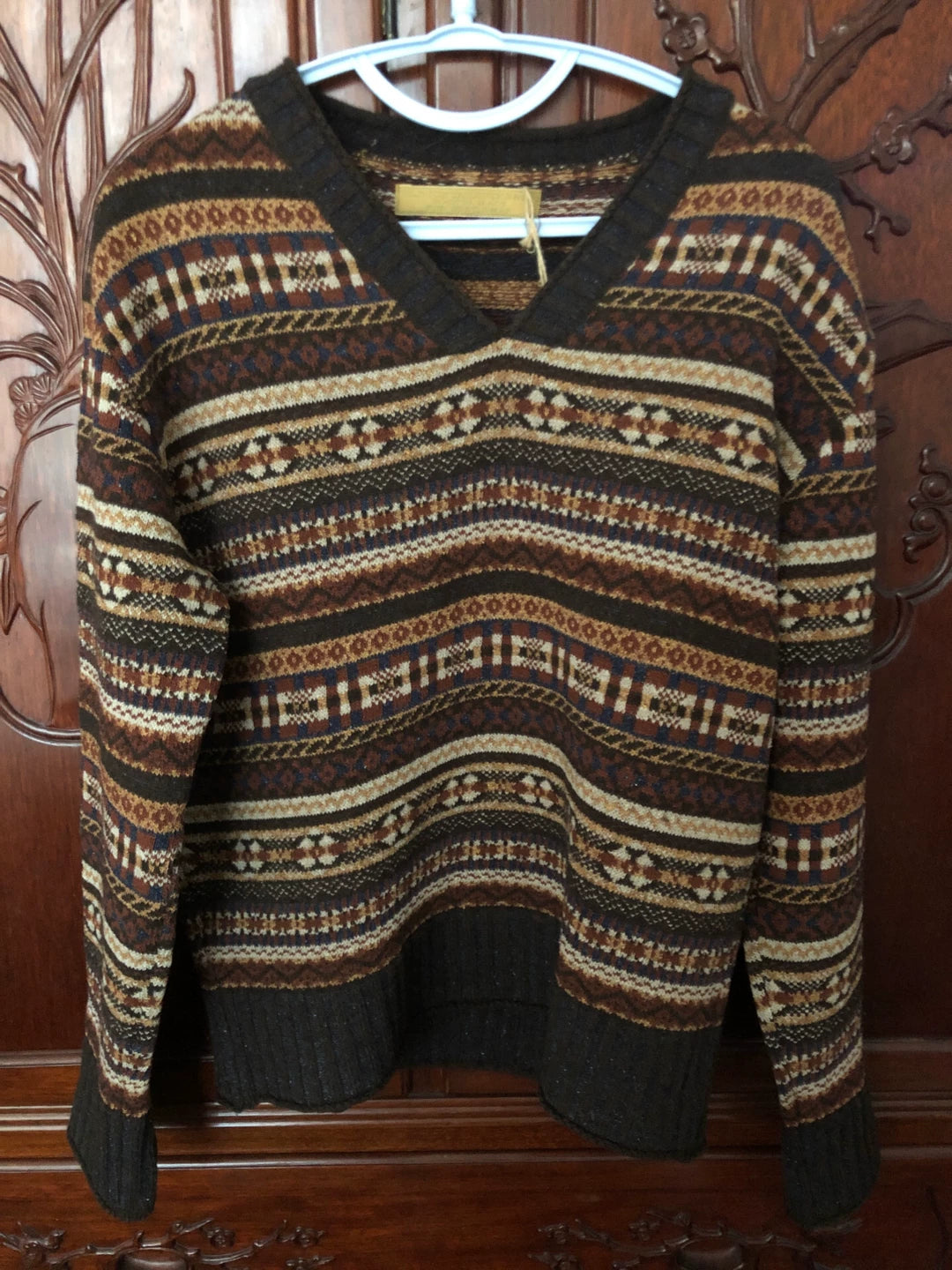 Old Joe Wool-Silk Knit Sweater