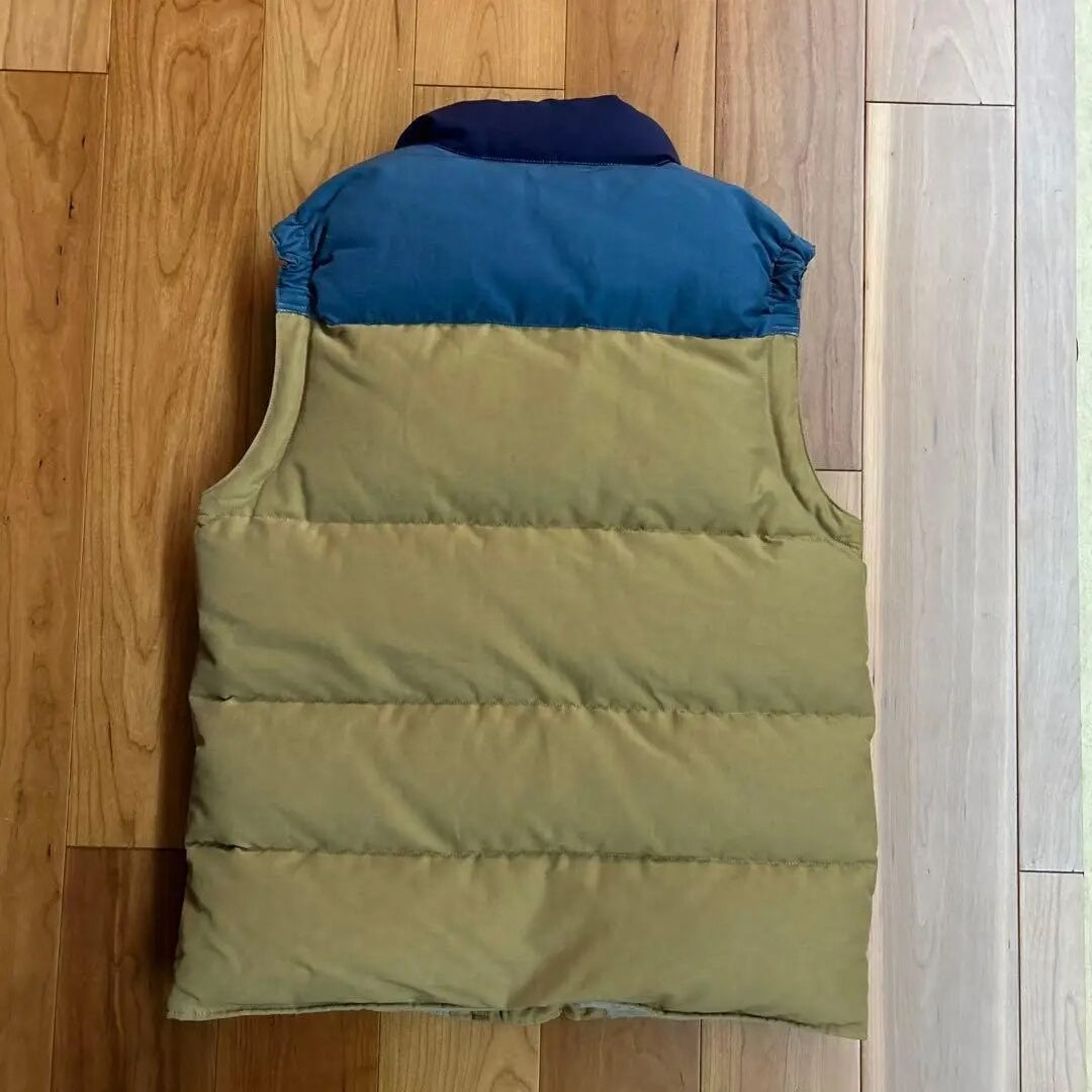 colorful quilted puffer vest for layering