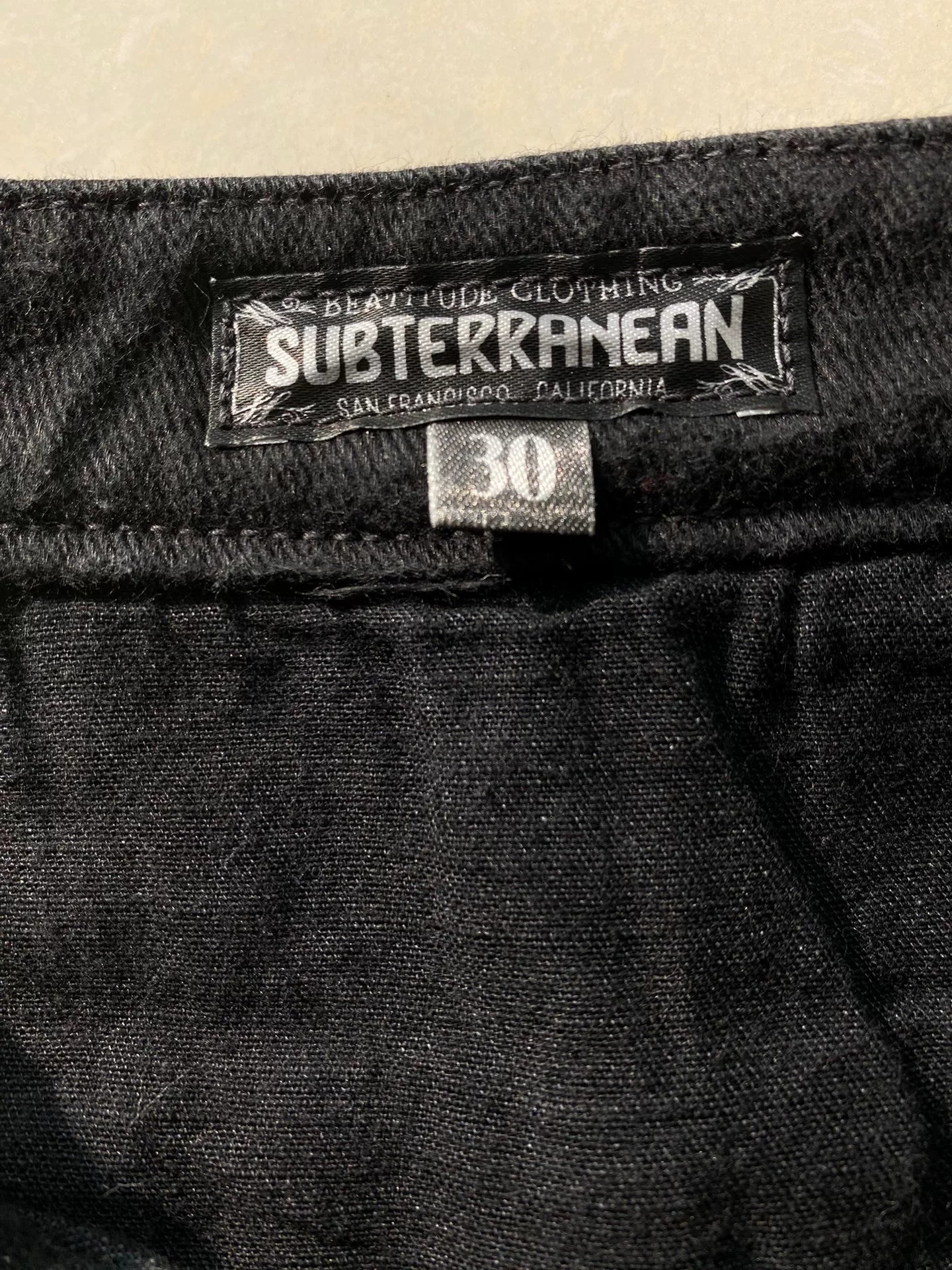 bootleggers dylan black pants with skull design