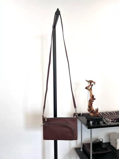 Rick Owens Red Cowhide Crossbody Bag