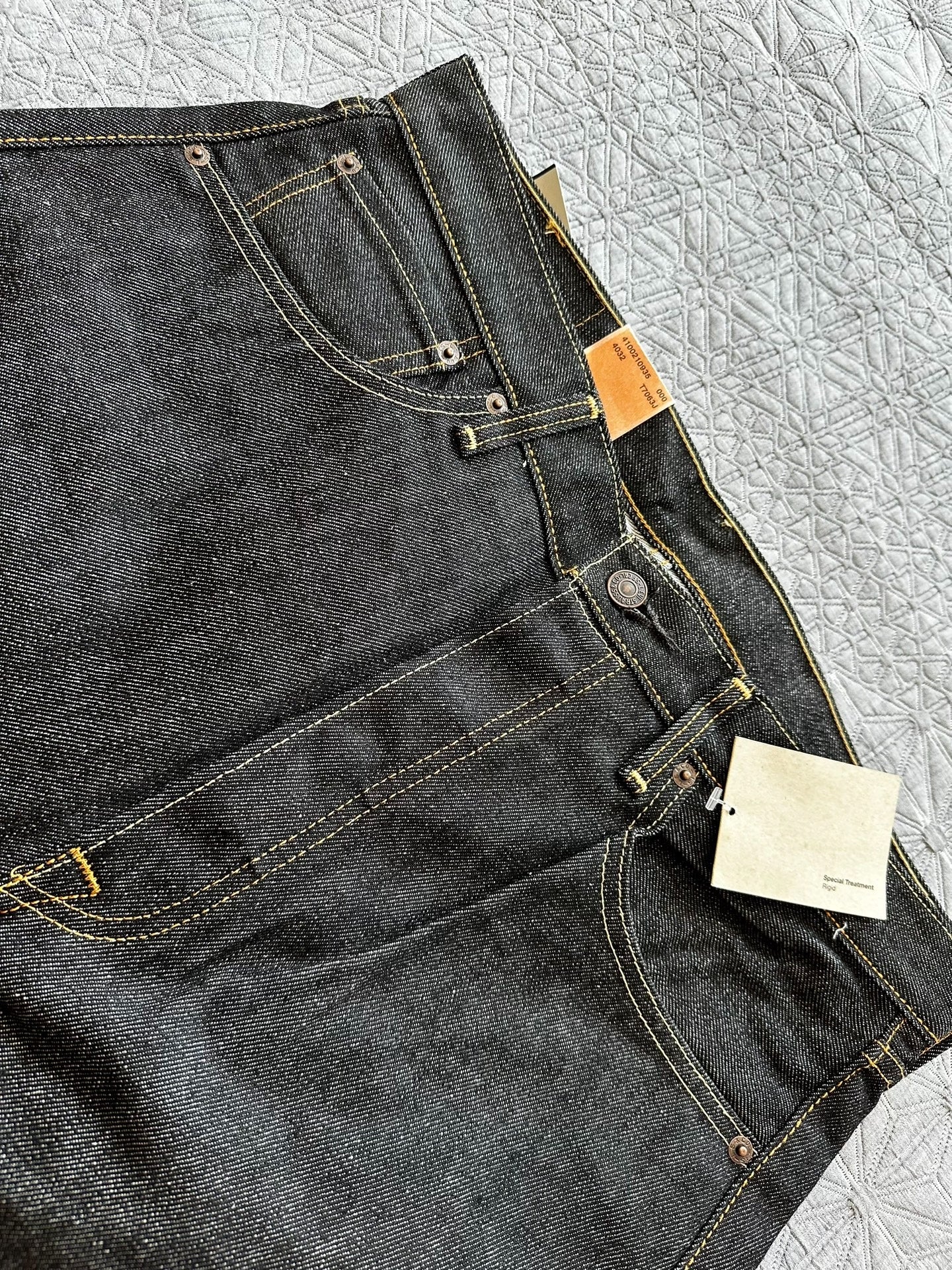 Levi's 501 Raw Denim Jeans