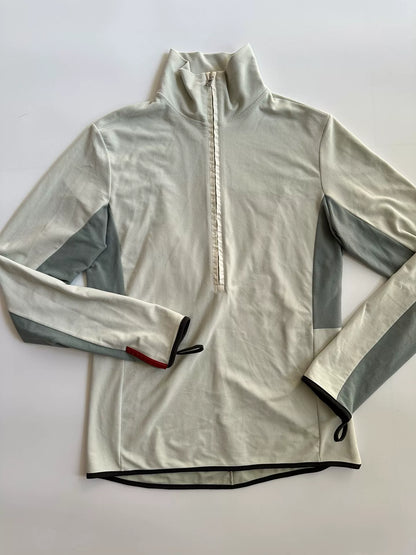 PRADA Long Zip Polo Sweatshirt