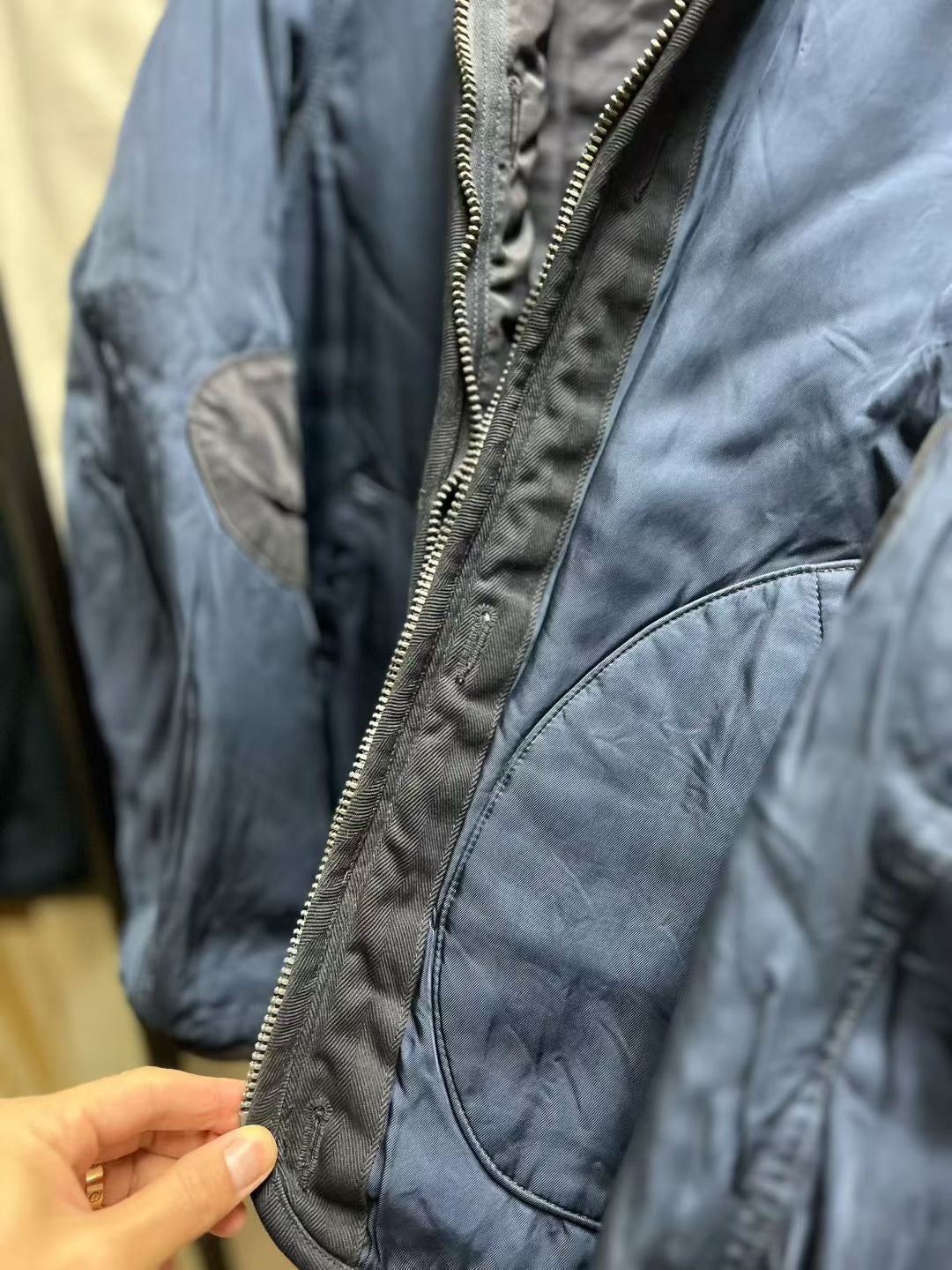 VISVIM IRIS LINE JKT NAVY
