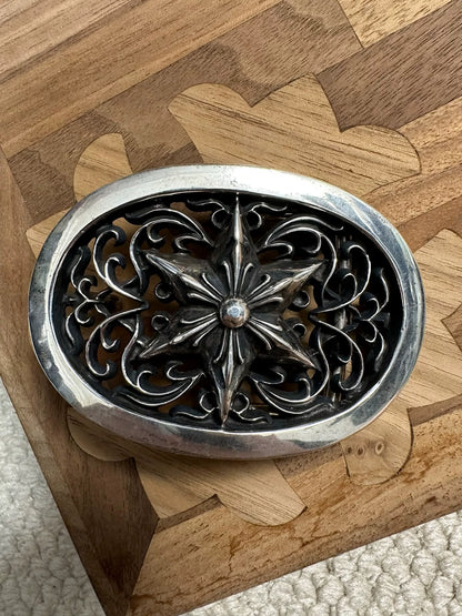 Chrome Hearts Oval Star Belt Buckle