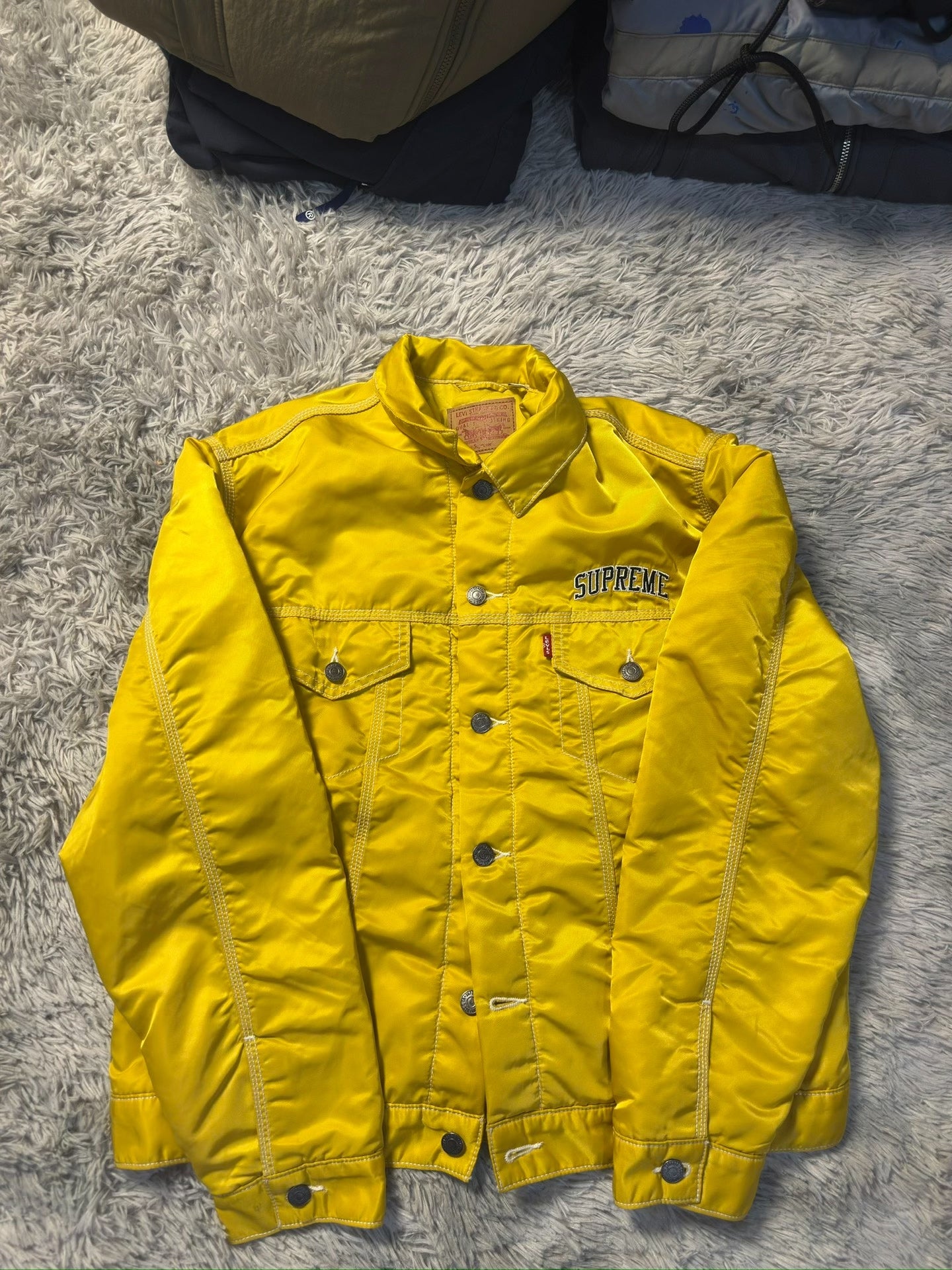 Supreme x Levi's Jacket Yellow