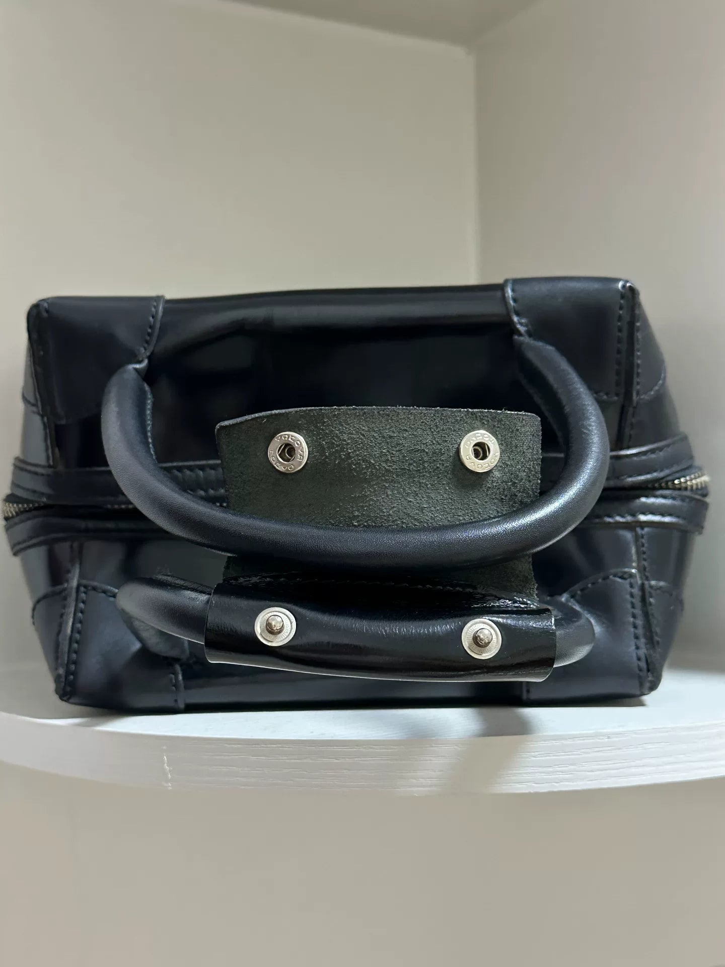 Yohji Yamamoto Y's Black Square Handbag