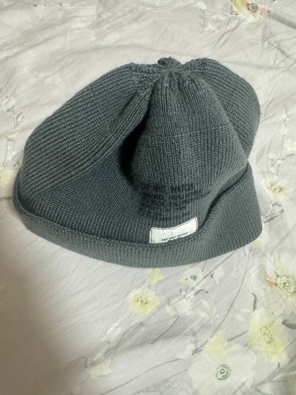 n.hoolywood 22AW Wool Blend Knit Beanie