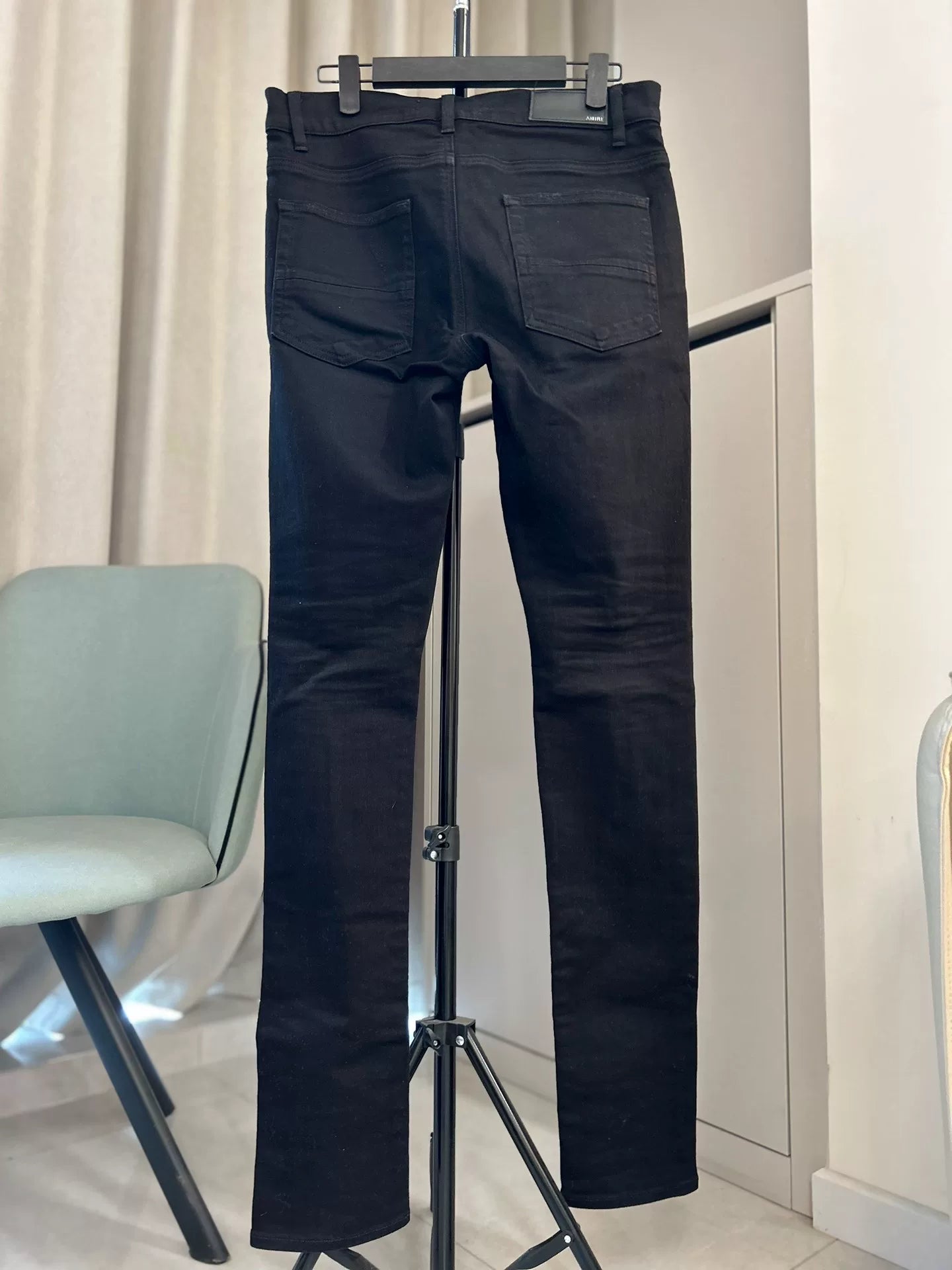 Amiri Distressed Black Denim Jeans