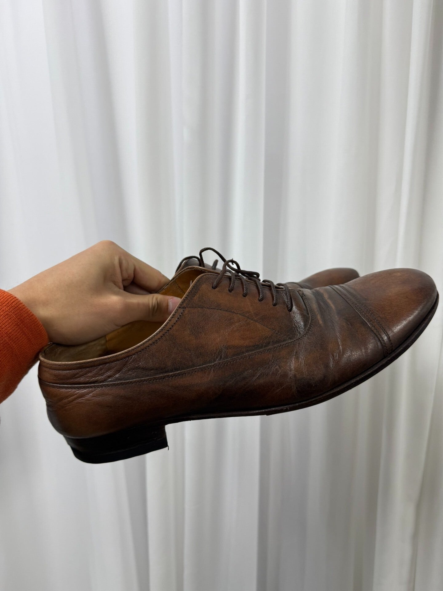 Maison Margiela Brown Derby Shoes