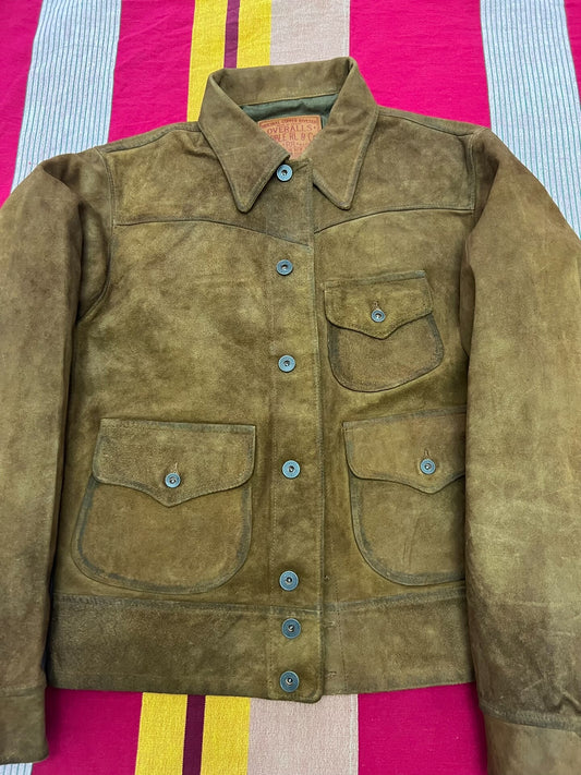 RRL Classic Suede Short Leather Jacket