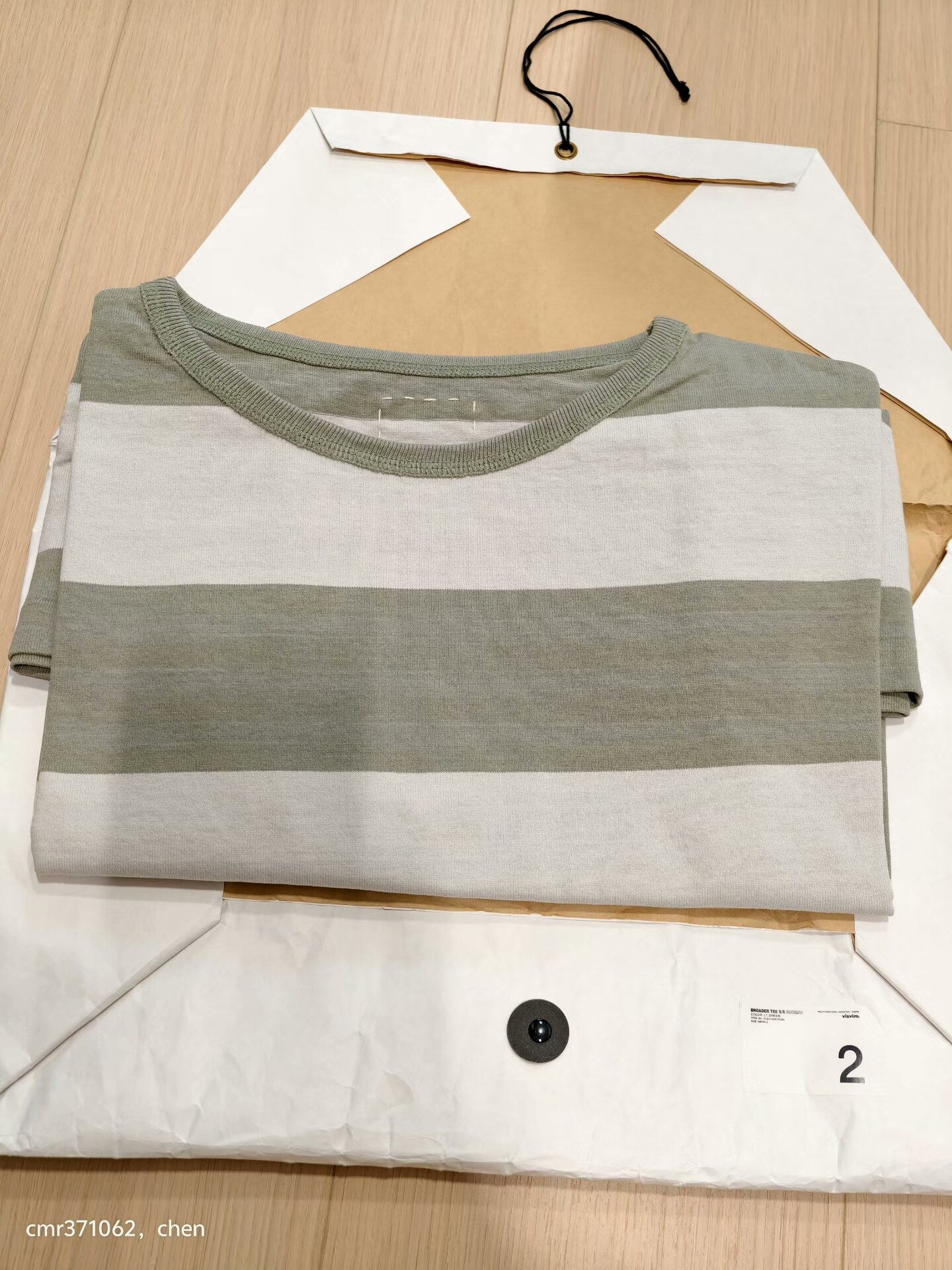 VISVIM 23SS BROADER TEE S/S RUGGER