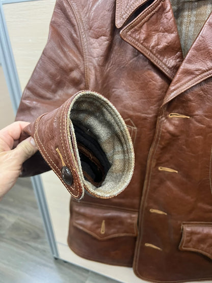 Freewheelers Brown Leather Jacket