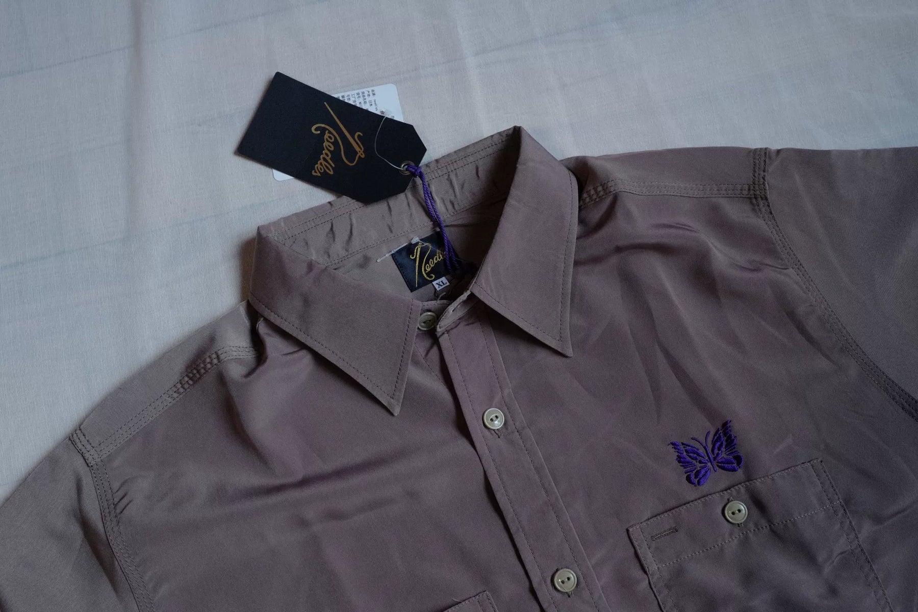 Needles Butterfly Embroidery Shirt