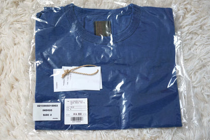 visvim crew neck indigo tee