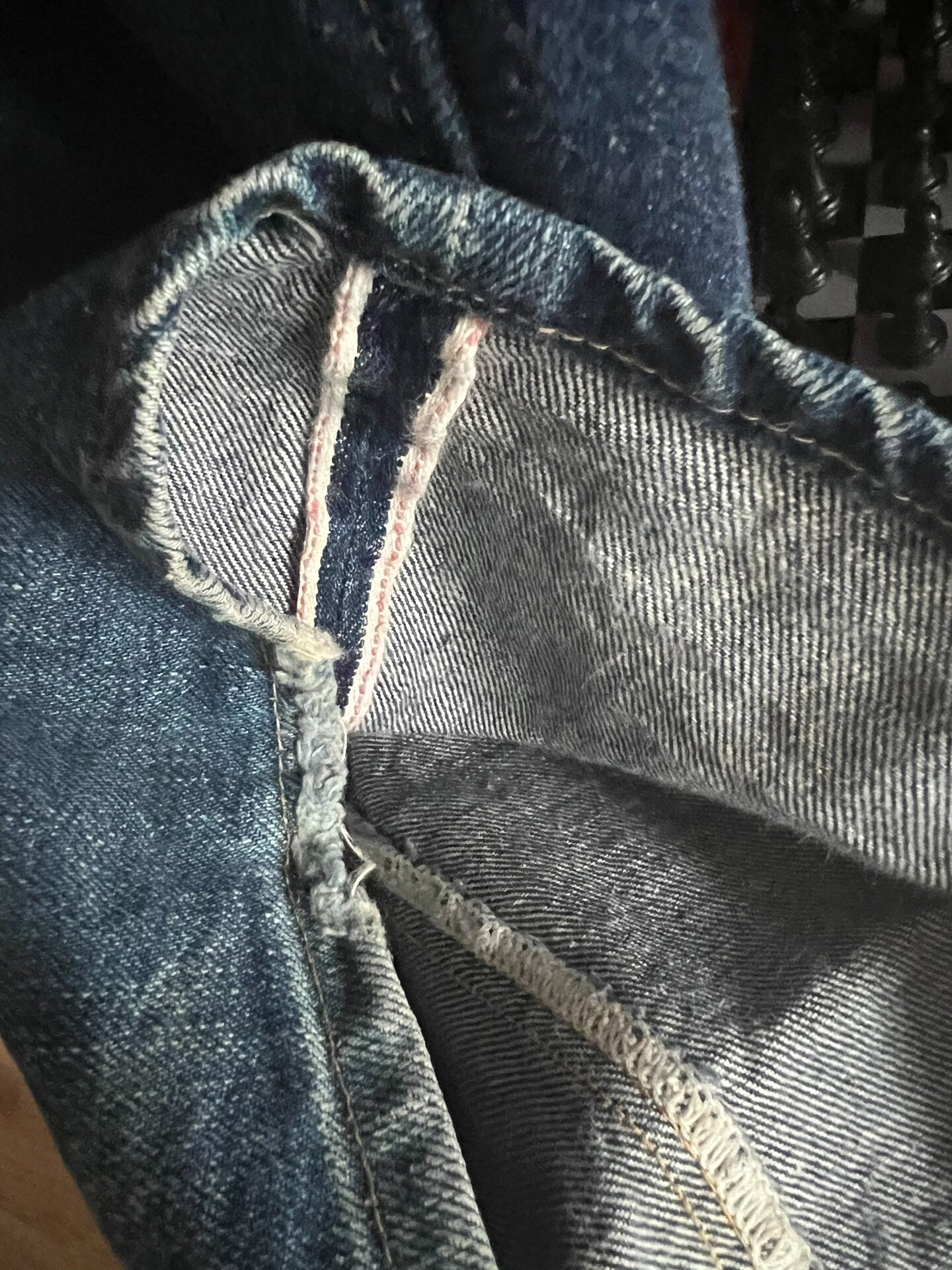 vintage sugar cane straight leg jeans