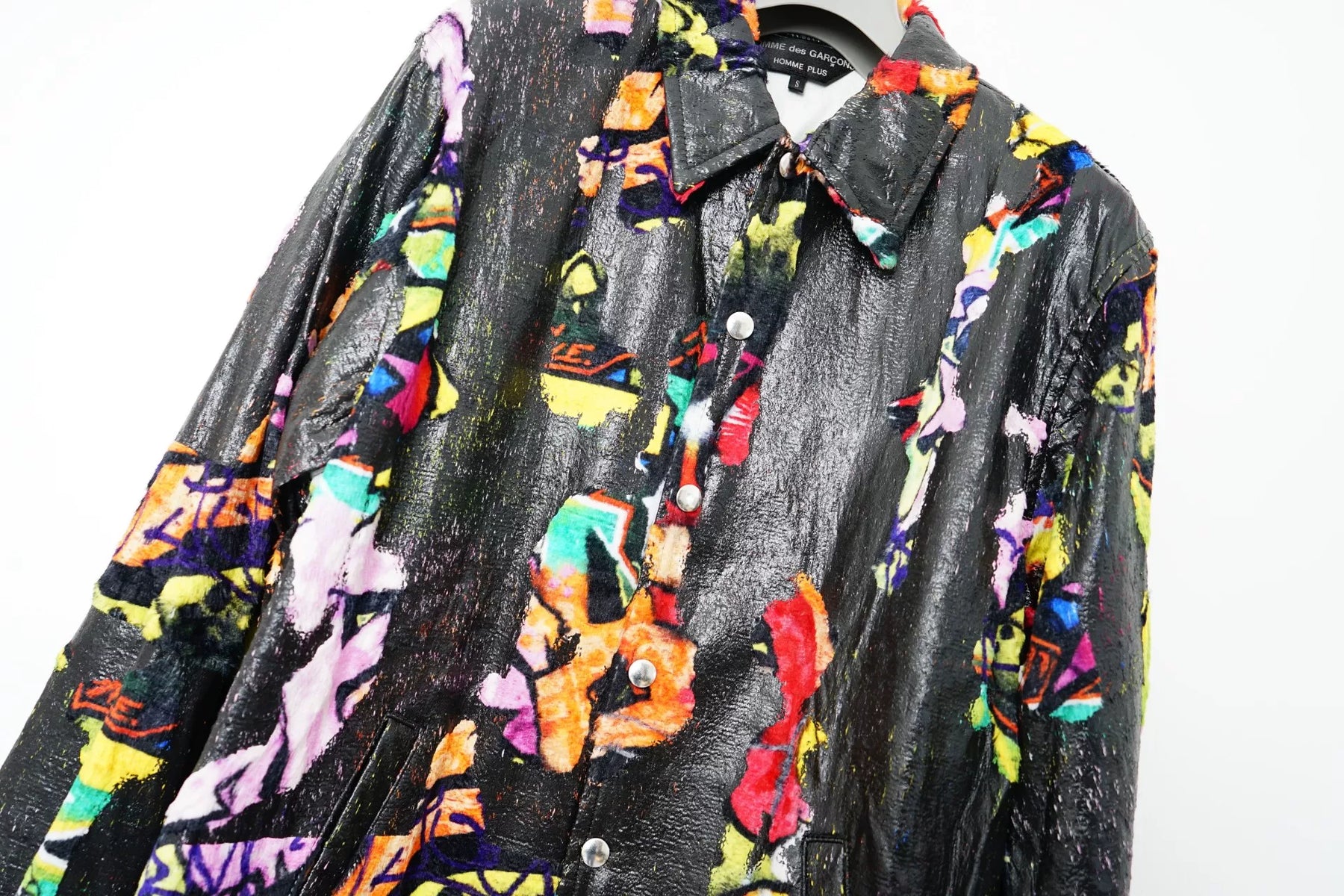 Comme des Garçons CDG Patchwork Faux Leather Jacket
