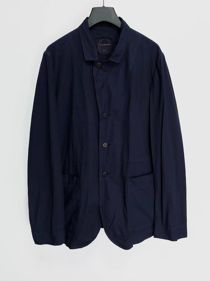 blue dyed cotton jacket from Vidalenc