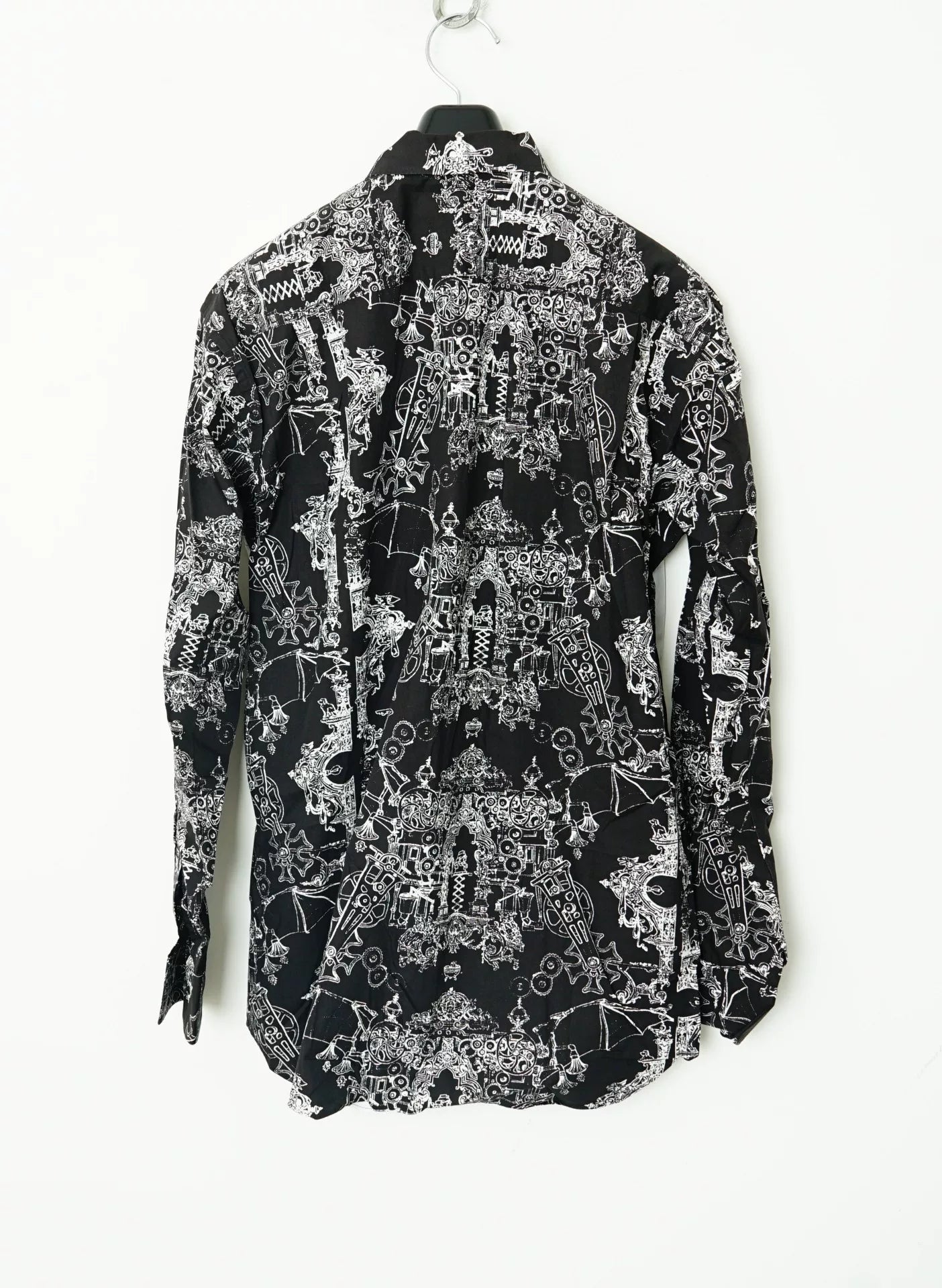 Comme des Garçons Black White Spliced Shirt